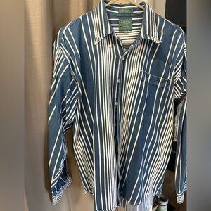 Mens shirt button down Baxter sz lg